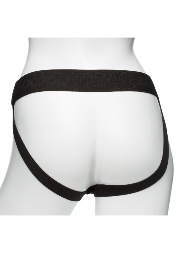 Страпон унисекс Doc Johnson Body Extensions - BE Daring, полая насадка - Зображення 5