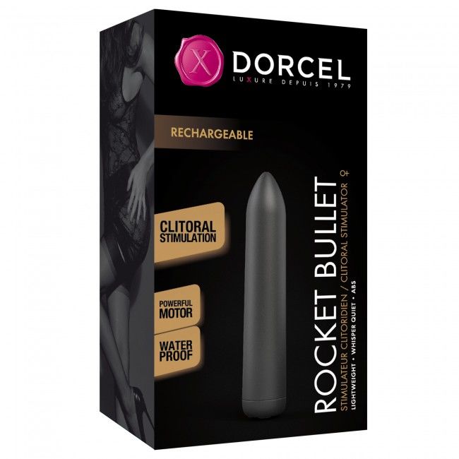 Перезаряжаемая вибропуля Dorcel Rocket Bullet Black - Зображення 3
