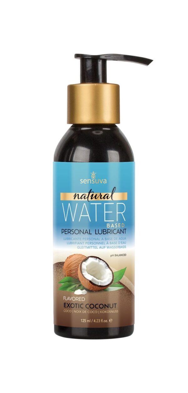 Смазка на водной основе Sensuva Natural Water-Based Exotic Coconut (125 мл) без глицерина и парабенов