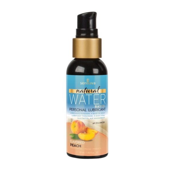 Смазка на водной основе Sensuva Natural Water-Based Peach (57мл) без глицерина и парабенов