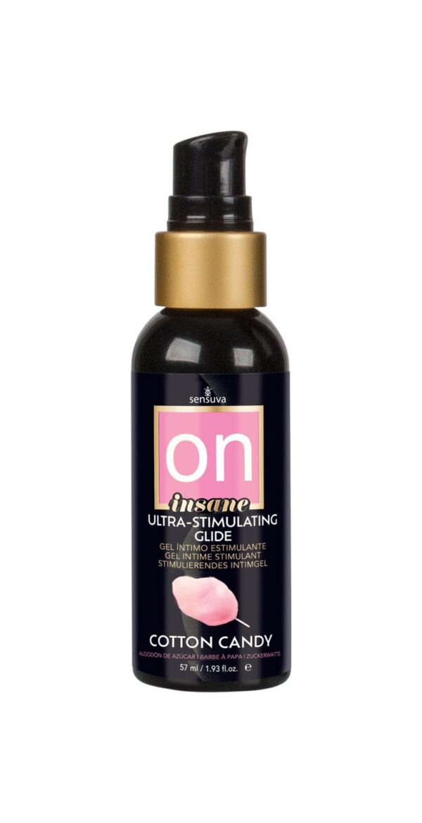 Возбуждающая смазка на гибридной основе Sensuva Ultra-Stimulating On Insane Cotton Candy (57 мл)