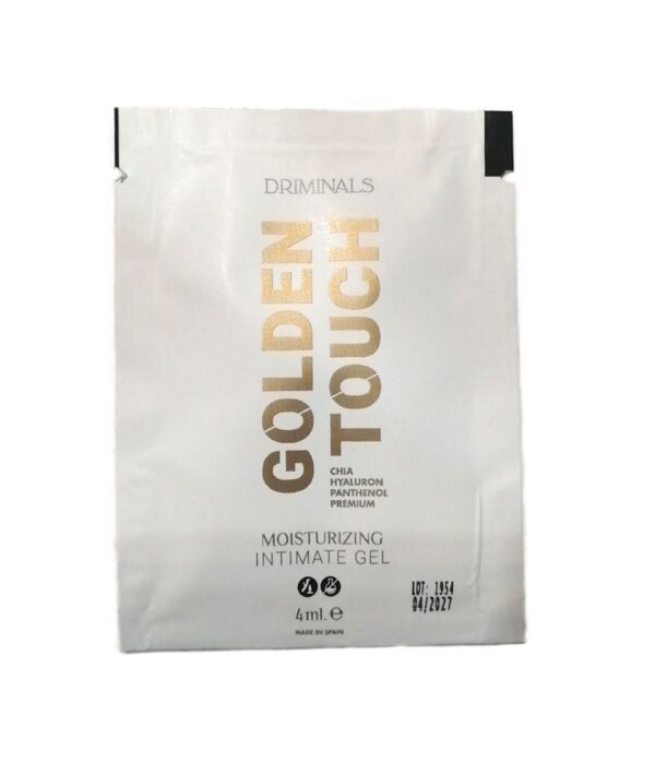 Пробник экстраувлажняющего гель-лубриканта Driminals Golden Touch (4 мл), водная основа
